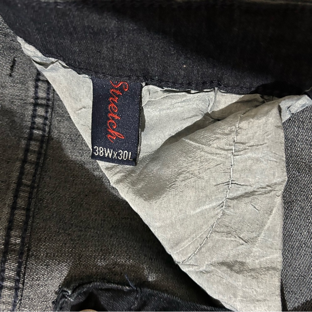 Phat Farm Men's Jeans 38x30 Skinny Fit Stretch Dark Wash Y2K Streetwear Vintage‎ - Picture 8 of 12